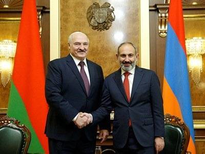 Никол Пашинян поздравил Александра Лукашенко с переизбранием на пост президента Республики Беларусь