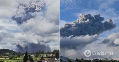 В Индонезии "проснулся" вулкан Синабунг: столб пепла достиг 5 км. Фото и видео | Мир | OBOZREVATEL