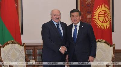 Президент Кыргызстана поздравил Лукашенко с победой на выборах
