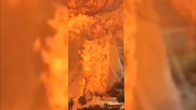 Момент взрыва на АЗС в Волгограде — видео