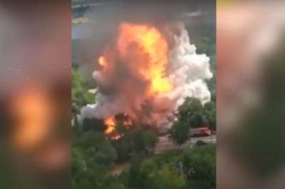Появилось видео взрыва на АЗС в Волгограде
