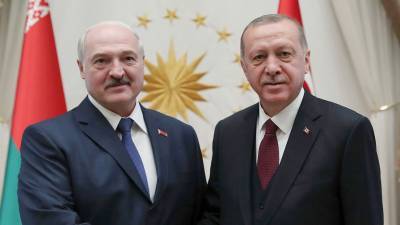 Эрдоган поздравил Лукашенко с победой на выборах
