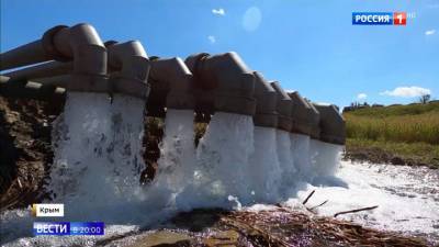 Вода для Симферополя: в Крыму соединили два водохранилища