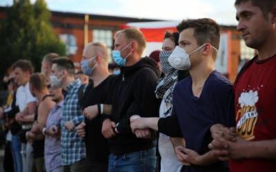 В Белоруссии снова начались столкновения протестующих с милицией