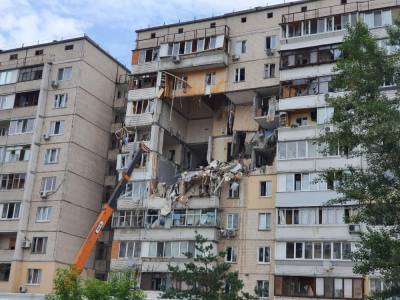 Хозяйке разрушенной взрывом квартиры в Киеве пришел счет за коммуналку