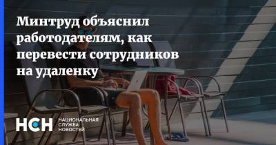 Минтруд объяснил работодателям, как перевести сотрудников на удаленку