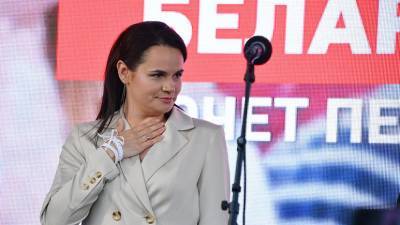 «Она в безопасности»: кандидат в президенты Белоруссии Тихановская уехала в Литву
