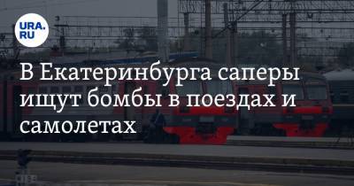 В Екатеринбурга саперы ищут бомбы в поездах и самолетах