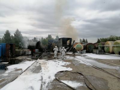 Возгорание в Сормовской промзоне ликвидировано