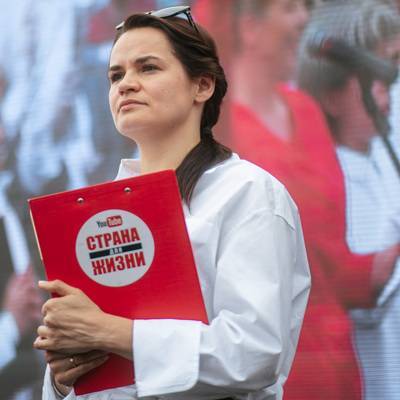 Тихановская записала видеообращение, в котором призвала белорусов не выходить на площади