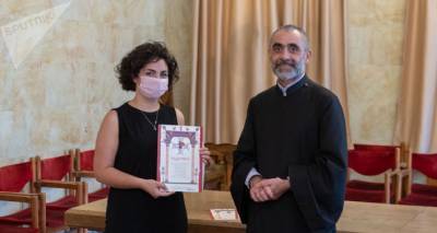 Статья корреспондента Sputnik Армения получила приз Араратской епархии ААЦ