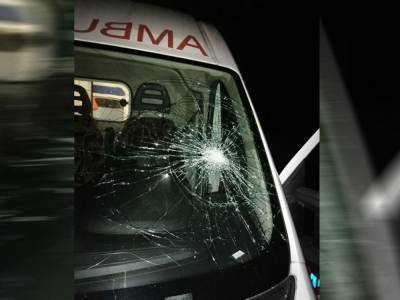 На Днепропетровщине пьяный мотоциклист разбил стекло «скорой»