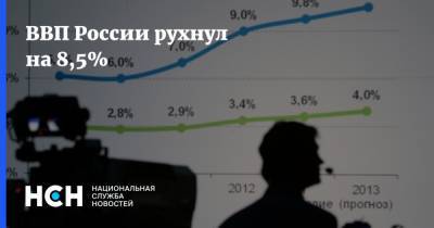 ВВП России рухнул на 8,5%