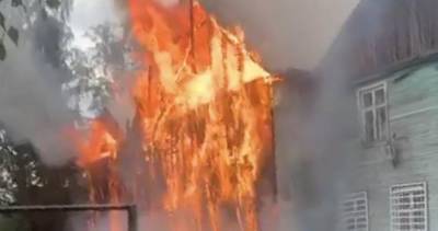 Пожар на лыжной базе в Химках локализован