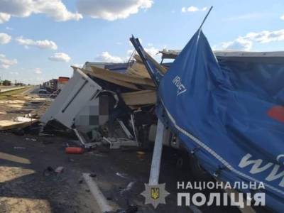 На трассе Киев-Одесса столкнулись фура и грузовик. Есть погибшие