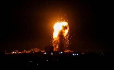 Ночная атака на Сектор Газа в ответ на запуск воздушных шаров