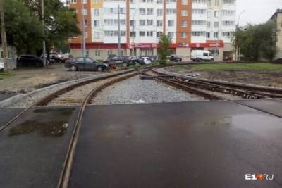 Кольцо, на котором будет разворачиваться трамвай Екатеринбург – Верхняя Пышма, возобновило работу