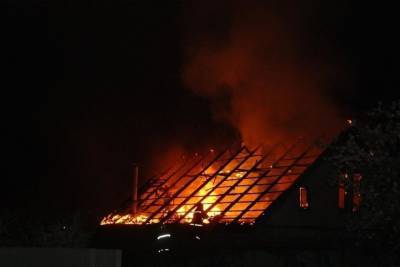 Крупный пожар произошел в Ивановской области