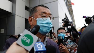 В Гонконге освобождён под залог оппозиционный издатель Джимми Лай