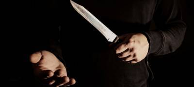 Схвативший нож житель Карелии напугал бывшую жену с дочкой