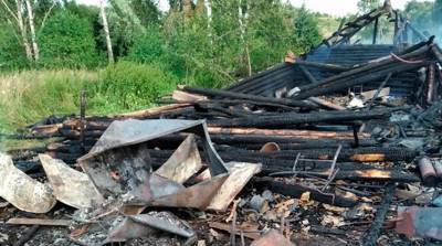 Из-за вспышки газа при розжиге плиты в Дрибинском районе загорелся дом