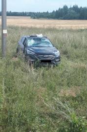 "Фольксваген-Транспортер" перевернулся в Липецкой области, пострадали пассажиры