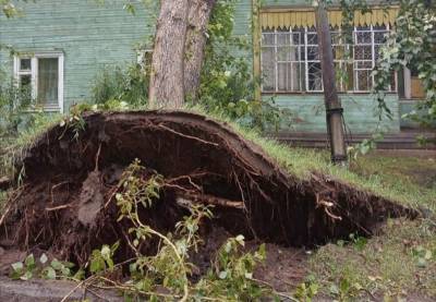 На Иркутскую область обрушился ураган (видео)