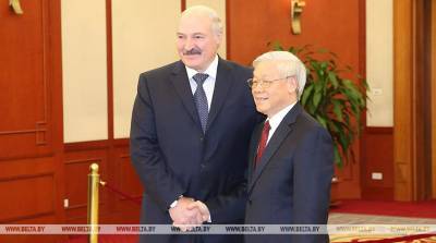 Президент Вьетнама поздравил Лукашенко с переизбранием на пост Президента Беларуси
