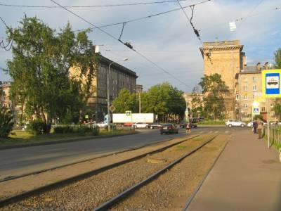 В Петербурге отремонтируют трамвайные пути на Корабельной улице