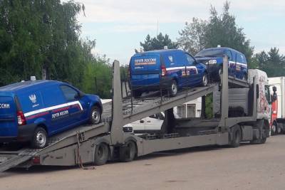 Автопарк Почты России в Ивановской области пополнили семь новых фургонов
