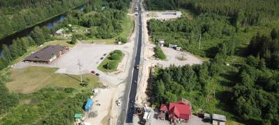 В Карелии завершается капремонт подъездной дороги к российско-финской границе (ФОТО)
