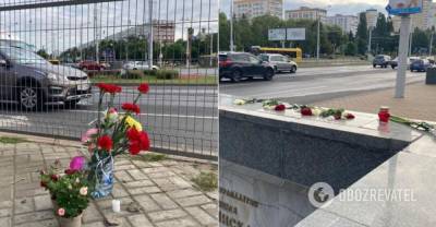 Беларусь протесты: в Минске уничтожили мемориал погибшему - фото