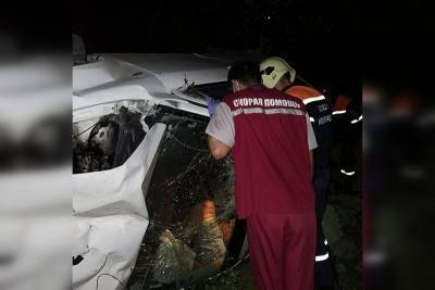 В Новороссийске в ночном ДТП пострадал водитель