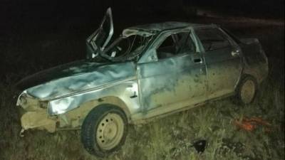 В Тоцком районе при опрокидывании ВАЗа погиб водитель