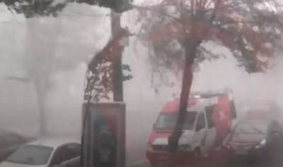 На украинский Днепропетровск налетел сильный шторм