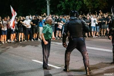 Акции протеста продолжаются в Белоруссии четвертые сутки