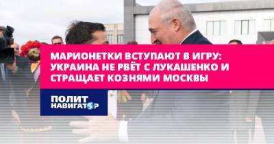 Марионетки вступают в игру: Украина не рвёт с Лукашенко и стращает...