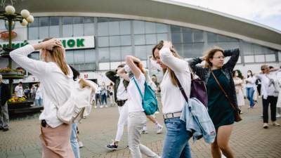 Акции женщин против насилия прошли по всей Белоруссии