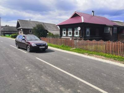 В Шарангском районе отремонтировали участок дороги в 2,5 км