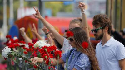 Жители Минска вышли на акции против жестокости