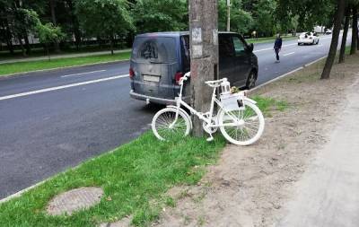 В Петербурге заметили «велосипед-призрак»