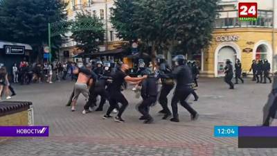 Новый день — новые акции протеста: что происходит в Минске. Новости на "России 24"