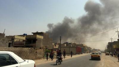 Взрыв произошел во время прохождения колонны международной коалиции в Ираке