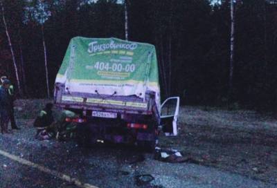 Водитель «ГАЗели» погиб после столкновения с экскаватором под Тосно