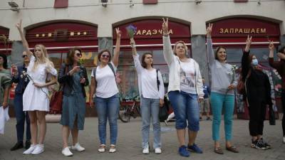 В Минске проходят акции солидарности с задержанными в ходе протестов