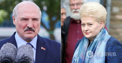 Протесты в Минске: Грибаускайте назвала Лукашенко диктатором с окровавленными руками