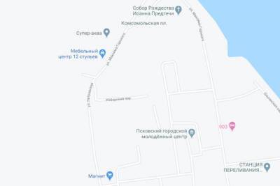 Дорогу от ул. Коммунальной к Комсомольской площади в Пскове ждет ремонт