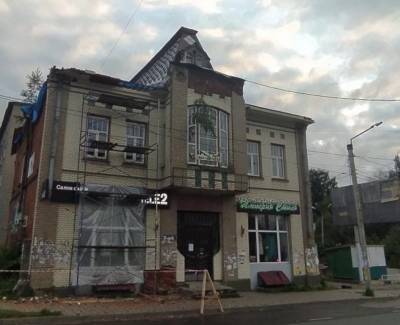 Дом купца Тихомирова в Кимрах Тверской области теряет исторический облик