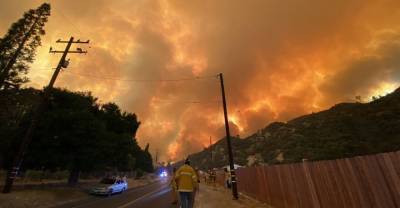 В Калифорнии масштабный пожар охватил тысячи гектаров леса. Видео и фото | Мир | OBOZREVATEL