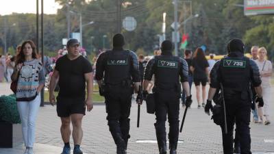 Милиция перекрыла подходы к площади Независимости в Минске